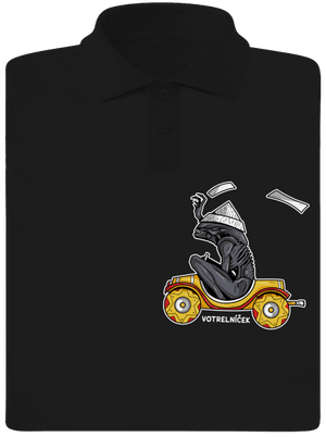 Votrelníček pánska polokošeľa Black