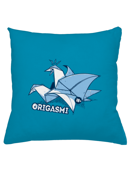 Origasmi vankúš Blue Turquoise