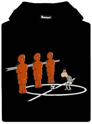 Kalčeto detská mikina klokanka Black