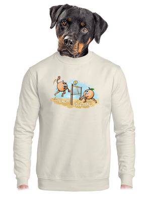 unisex mikina bez kapucne