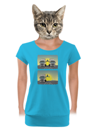 dámske tričko s lemom