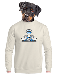 unisex mikina bez kapucne