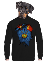 unisex mikina bez kapucne