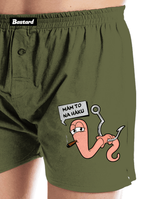 Na háku pánske trenky Khaki