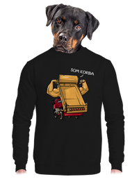 unisex mikina bez kapucne