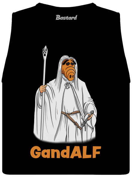 GandALF dámske tielko voľné Black