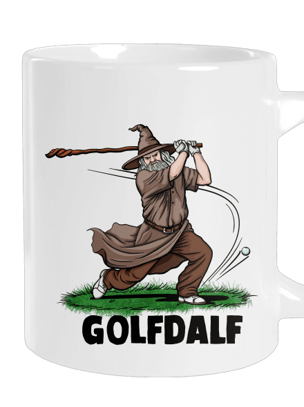 Golfdalf veľký hrnček White