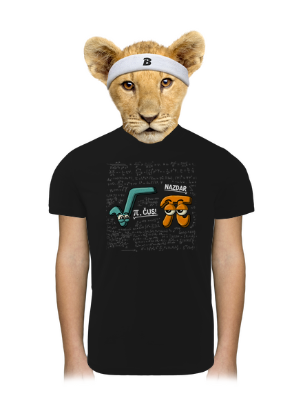 Pí, čus! detské športové tričko Black