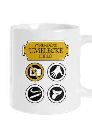 Umelecké dielo klasický hrnček White