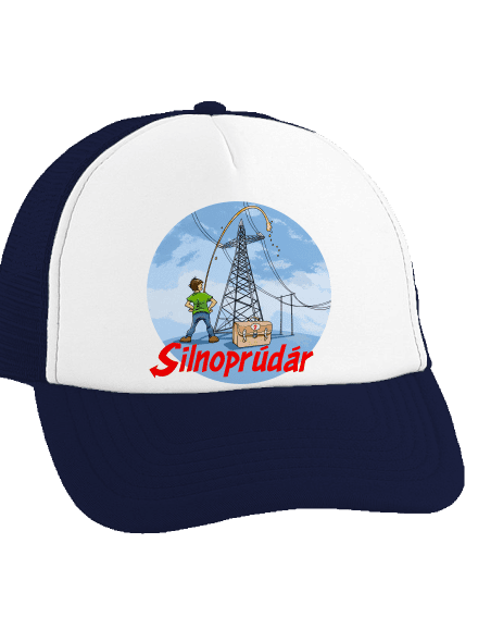 Silnoprúdár šiltovka truckerka French Navy cap