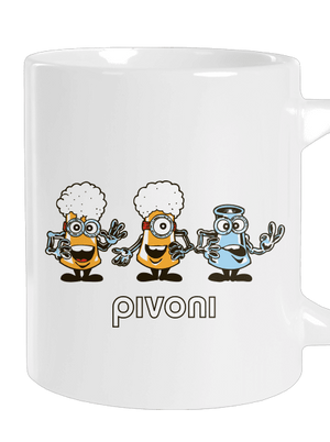 Pivoni veľký hrnček White