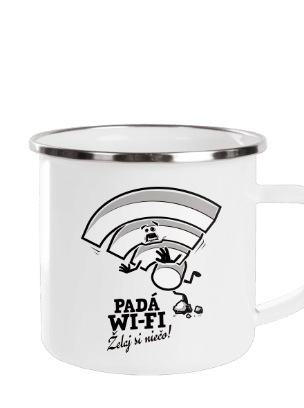 Padá wi-fi plecháčik White