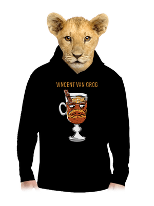 Vincent van Grog detská mikina klokanka Black