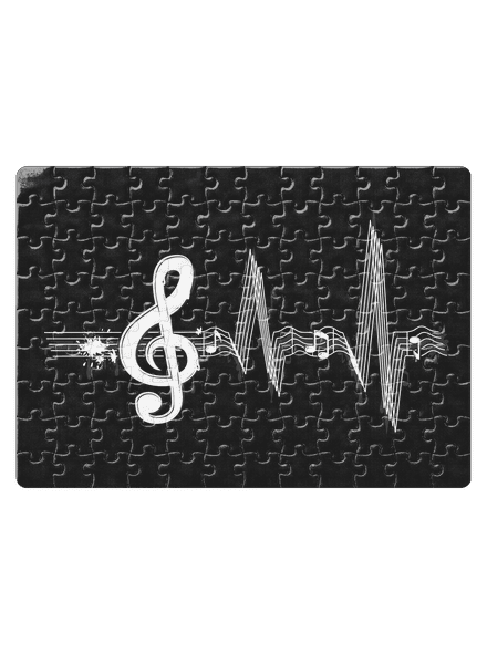Žijem muzikou puzzle White