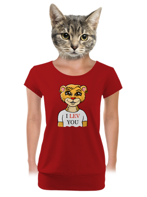 dámske tričko s lemom