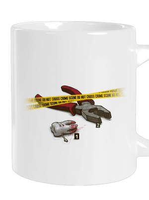 Zúbkovražda veľký hrnček White