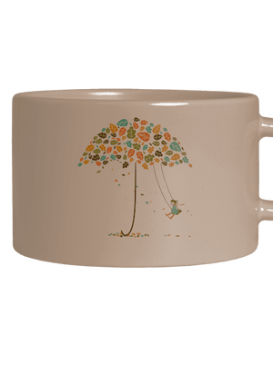 Radosť z jesene hrnček makronka Brown Macaron