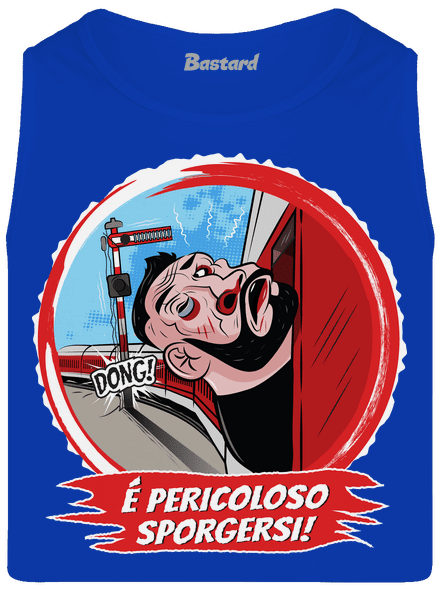 É pericoloso sporgersi pánske tielko Royal Blue