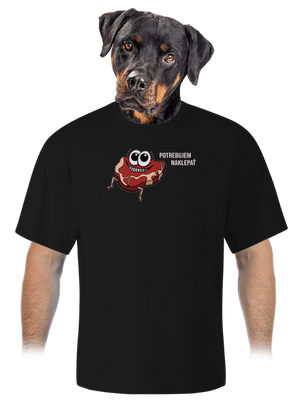 Chceš naklepať? unisex tričko oversized Black