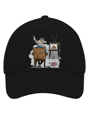 TV News šiltovka baseballka Black