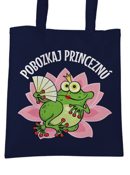 Pobozkaj princeznú a princa taška French Navy
