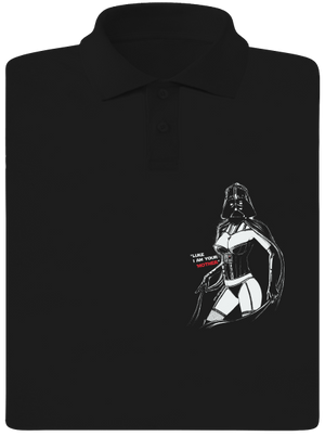 Mrs. Vader pánska polokošeľa Black