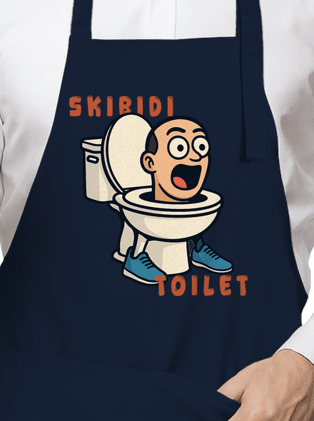 Skibidi Toilet zástera Navy