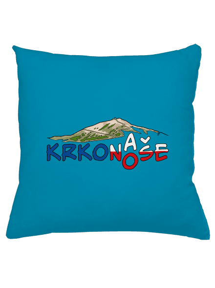 Krkonoše vankúš Blue Turquoise