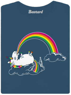 Tajomstvo dúhy dámske tričko prémium Petrol Blue