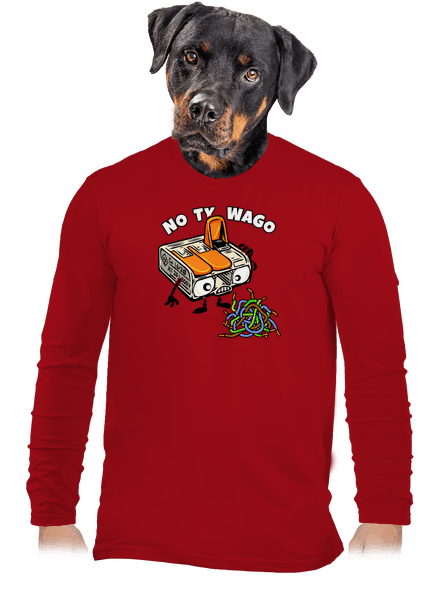 Wago svorka pánske dlhý rukáv Red