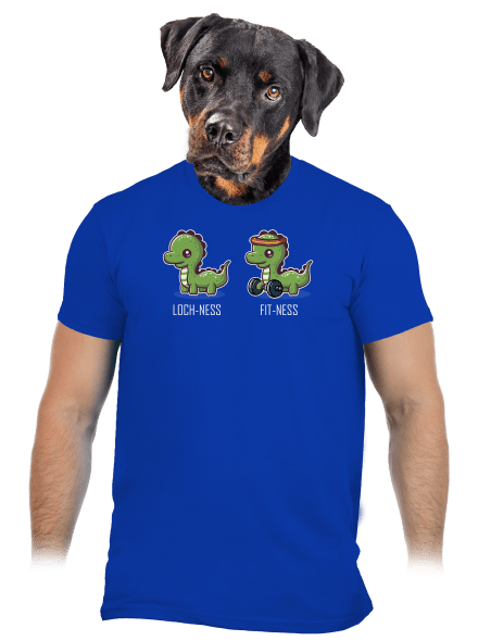 Fit-ness pánske tričko Royal Blue