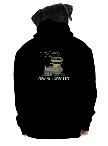 Orient expresso pánska mikina na zips Black