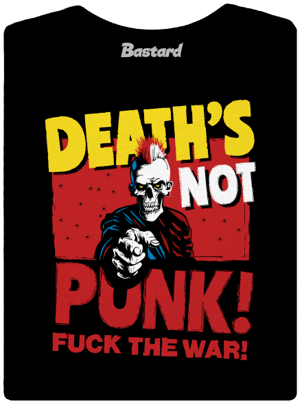 Death's not punk dámske tričko Black