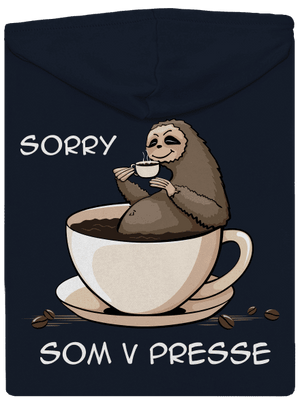 V presse dámska mikina na zips Navy Mal