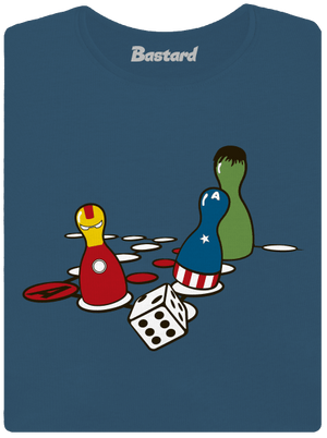 Superhrdina nehnevaj sa dámske tričko prémium Petrol Blue