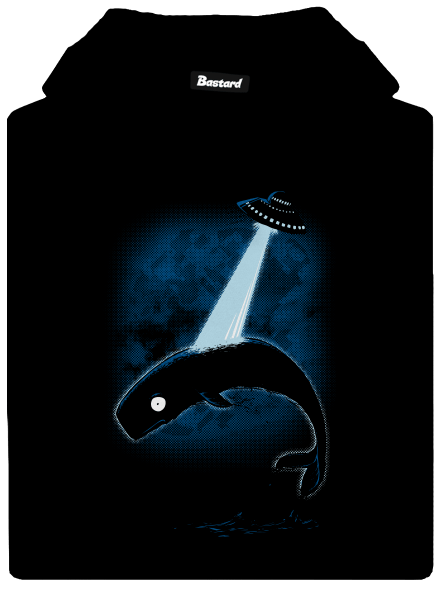 Big Fish dámska mikina klokanka Black