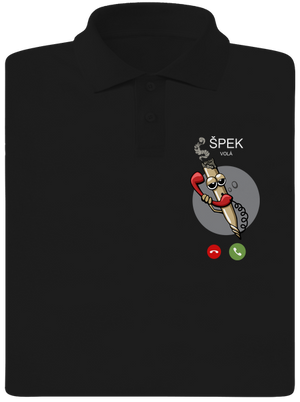 Špek volá pánska polokošeľa Black