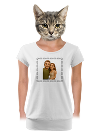 dámske tričko s lemom