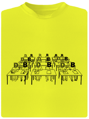 Cimrman: Debil, blbeček pánske športové tričko Neon Yellow