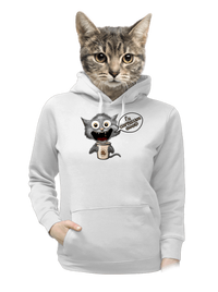 dámska mikina klokanka