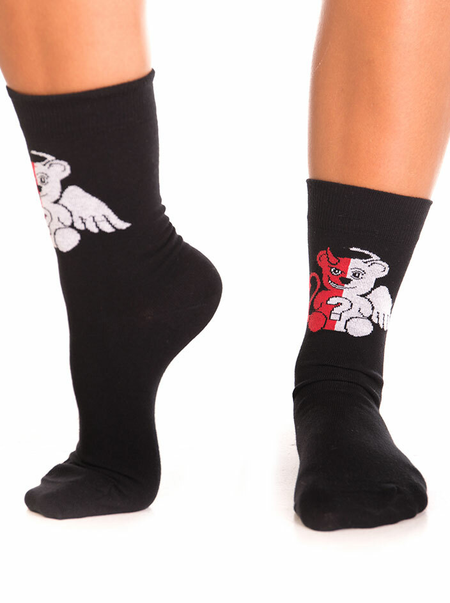 Anjel vs. diabol ponožky