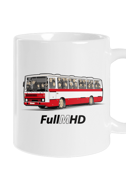 Full MHD klasický hrnček White