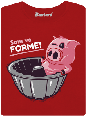 Vo forme dámske tričko prémium Red Mal