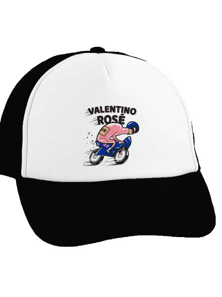 Valentino Rosé šiltovka truckerka Black cap