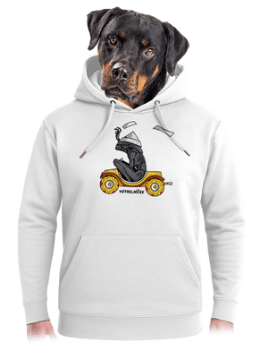 Votrelníček unisex mikina premium Snowwhite