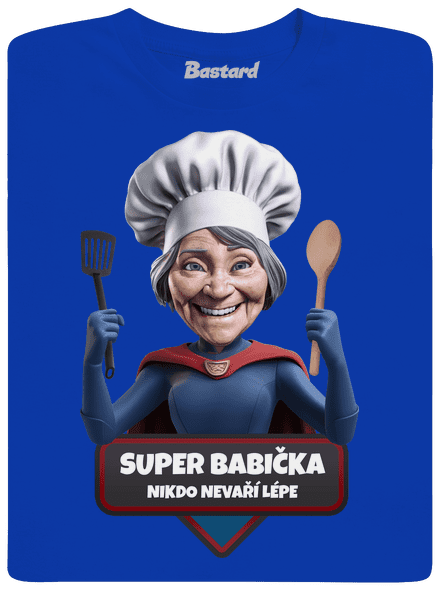 Super babička detské tričko Royal Blue