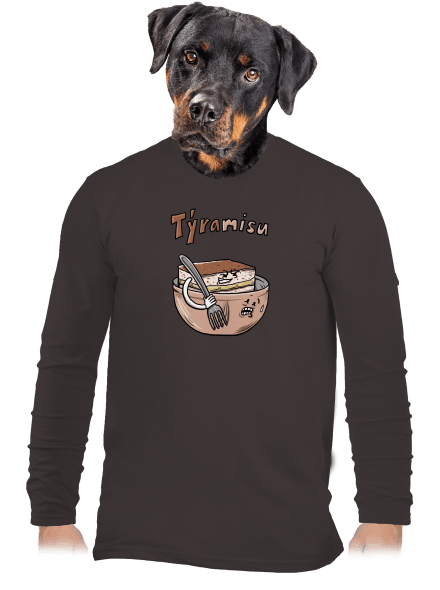 Týramisu pánske dlhý rukáv Bear Brown