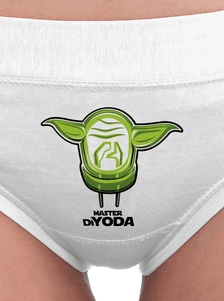 Mistr DiYoda dámske nohavičky White