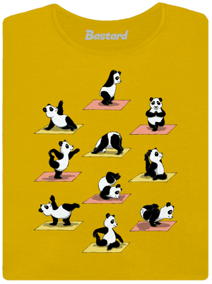 Pandia jóga dámske tričko Yellow