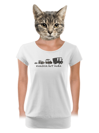 dámske tričko s lemom